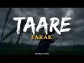 Taare | Farak, Saswat Balan | 10A | Official Audio | New Hindi Song | WONTOP MUSIC