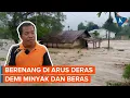 Hampir Tewas! Cerita Alamsyah Tembus Derasnya Banjir Aceh Tamiang demi Beras
