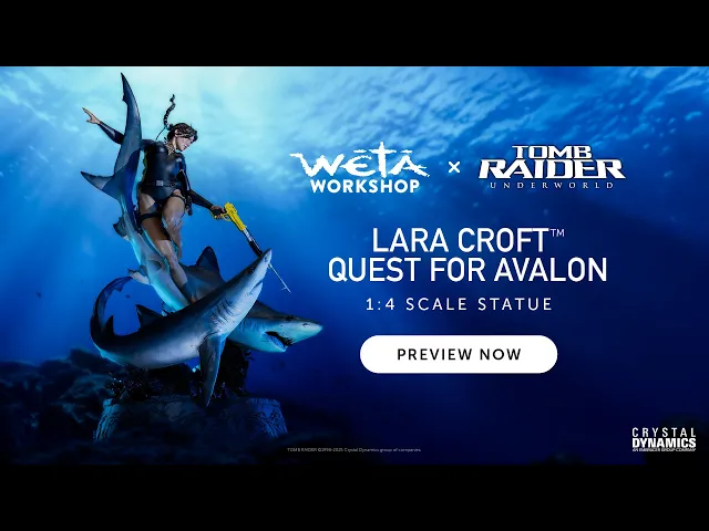 Tomb Raider | Lara Croft  Quest for Avalon, 1:4 Scale Limited Edition Statue