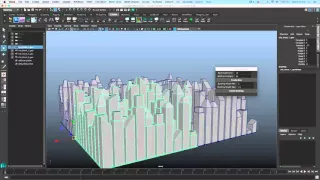 Maya Python City Generator