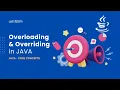 Overloading Overriding Classes Objects Methods in JAVA JAVA Core Concepts