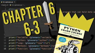 Python Crash Course Chapter 6 Try It Yourself 6-3 Beginner Python Problem Walkthrough