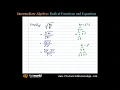 Simplify a Fourth Root of a Fraction - Algebra fwk IA 05-0103