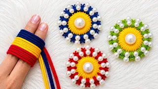 It's so Beautiful. Amazing Hand Embroidery Flower design idea. Super Hand Embroidery Flower design 