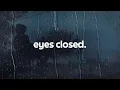 ed sheeran - eyes closed (lyrics)