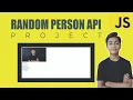 JAVASCRIPT Course Project Based Learning - Random Person Api Using Javascript Project