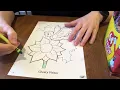 Coloring with crayons ASMR no talking Sleeping Soothing Relaxation