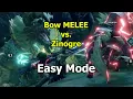 Melee Bow vs Zinogre Improved Arrow Build MH Rise