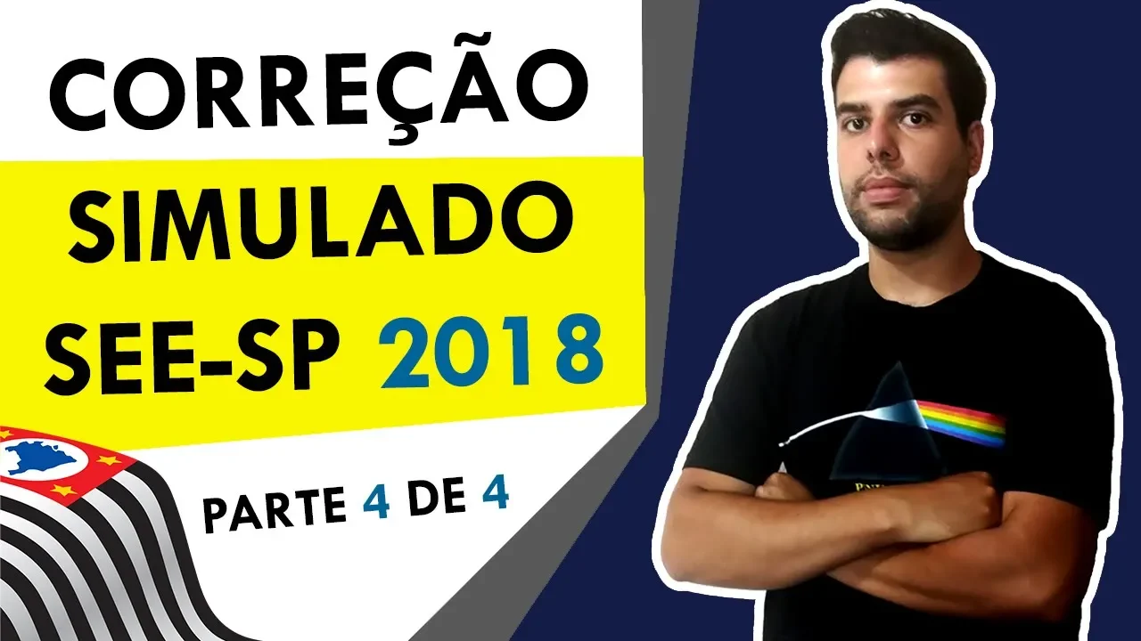 Correção Simulado SEE-SP 2018 - Matemática (parte 4)