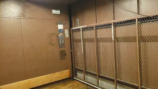 Vintage Montgomery Hydraulic Freight Elevator Macy s Fashion Square Mall Saginaw MI