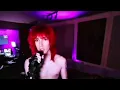 asteria sings Hands up live full song cover in studio @asteriasdeath @6arelyhuman 