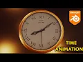 Blender Clock Animation 2025 - Fast Perfect Drivers Setup