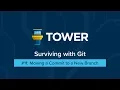 Surviving with Git Moving a Commit to a New Branch