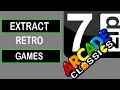 EXTRACT 7z FILE TYPE TO EXTRACT GAME FILES FOR YOUR RETROARCH GAME SYSTEM