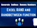 How to Generate Random Numbers in Excel RANDBETWEEN RAND Functions Explained