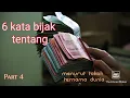 6 Kata Bijak tentang Uang | Part 4 | menurut tokoh ternama |