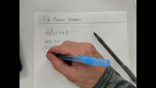 1-2 Function Notation Notes