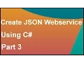 create json web service using c asp net part3