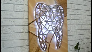 Wall Art Panel for a Dental Clinic