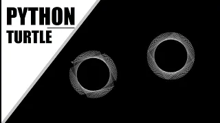 Python Turtle - Draw Circle Design Using Square Shape in Python Turtle Graphics By