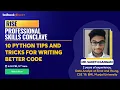 RISE - 10 Python Tips and Tricks For Writing Better Code Python Tutorial