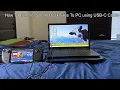 How To Transfer Steam Deck Files To PC using USB-C Cable