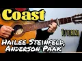 Coast (Hailee Steinfeld, Anderson Paak) - Guitar - Tutorial