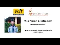 Web Programming I - Design a responsive user profile page using HTML CSS JavaScript and Bootstrap