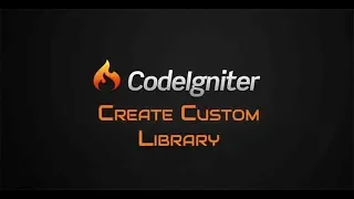 how to add custom library in codeigniter and send email