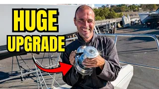 MASSIVE 1200W Muir Anchor Windlass Upgrade! / A Cruising Must Have!