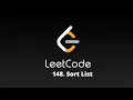 148 Sort List Leetcode Merge Sort Linked List