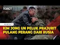 Pelukan Kim Jong Un ke Prajurit, Berhasil Pulang Usai Tempur di Rusia