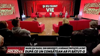 VORBEŞTE MOLDOVA: ŞI EU SUNT VIE. A RĂMAS ȚINTUITĂ LA PAT DUPĂ CE UN CONSĂTEAN AR FI BĂTUT-O