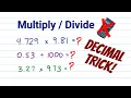 Multiplication Division No Calculator Decimal Trick for MCAT Math