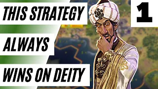 Monumentality Settler Spam Strategy GUARENTEES Wins On Civ 6 Deity Arabia Led By Saladin