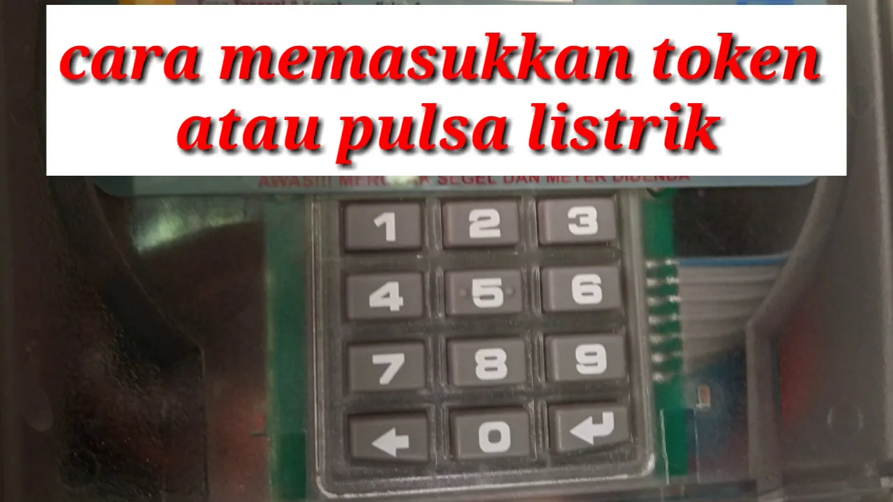 Cara mengatasi gagal input token listrik, semoga membantu..