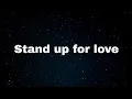 Download Lagu Stand up for love (Lyrics) - Destiny's child