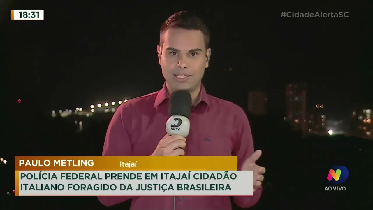 Polícia Federal prende cidadão italiano foragido da justiça brasileira