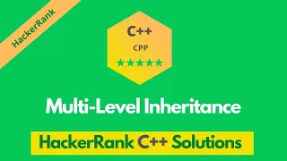 HackerRank Multi-level Inheritance problem solution in C C solutions Programmingoneonone