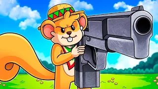 Soy una ardilla... 🐿️🌳💥 SILVIOGAMER en SQUIRREL with a GUN 😁