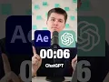 How to make a countdown using ChatGPT After Effects