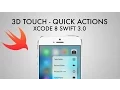 3D Touch - Quick Actions In Xcode 8 Swift 3 0