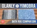 OLANLY vs Yimobra Bath Rug COMPARISON