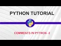 comments in python - 3 in