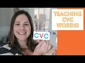 How to teach CVC words in Kindergarten First and Second Grade cvc word activities
