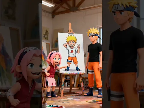Lukisan naruto tiba tiba hidup?