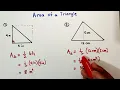 Area of a Triangle - 3 different samples Including Heron s Formula
