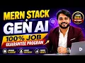 Mern Stack and Gen AI 100 Job Guarantee Program