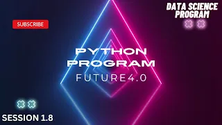 Python Program Using Operators And Input Function Data Science Program 2023 Future4 0