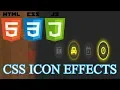 Pure CSS Glowing Icon hover Effect - Css3 Hover Effects